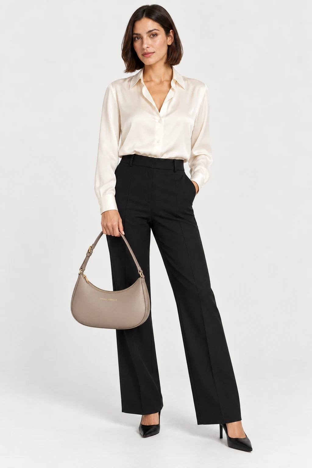 Celeste Crescent Shoulder Bag