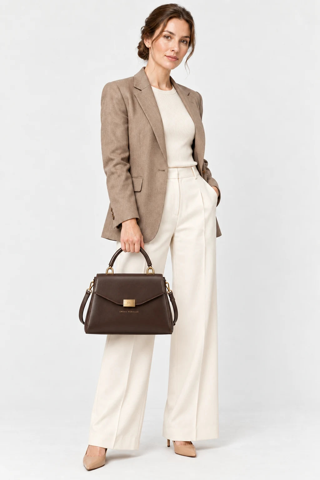 Vivienne Signature Top Handle Bag