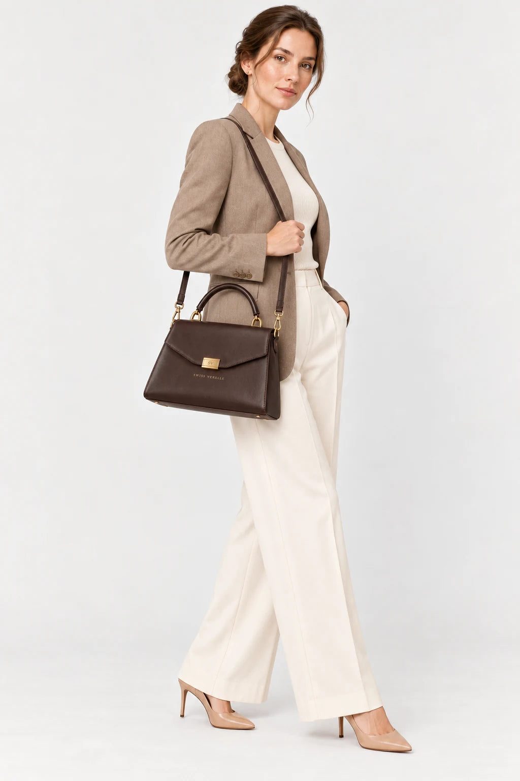 Vivienne Signature Top Handle Bag