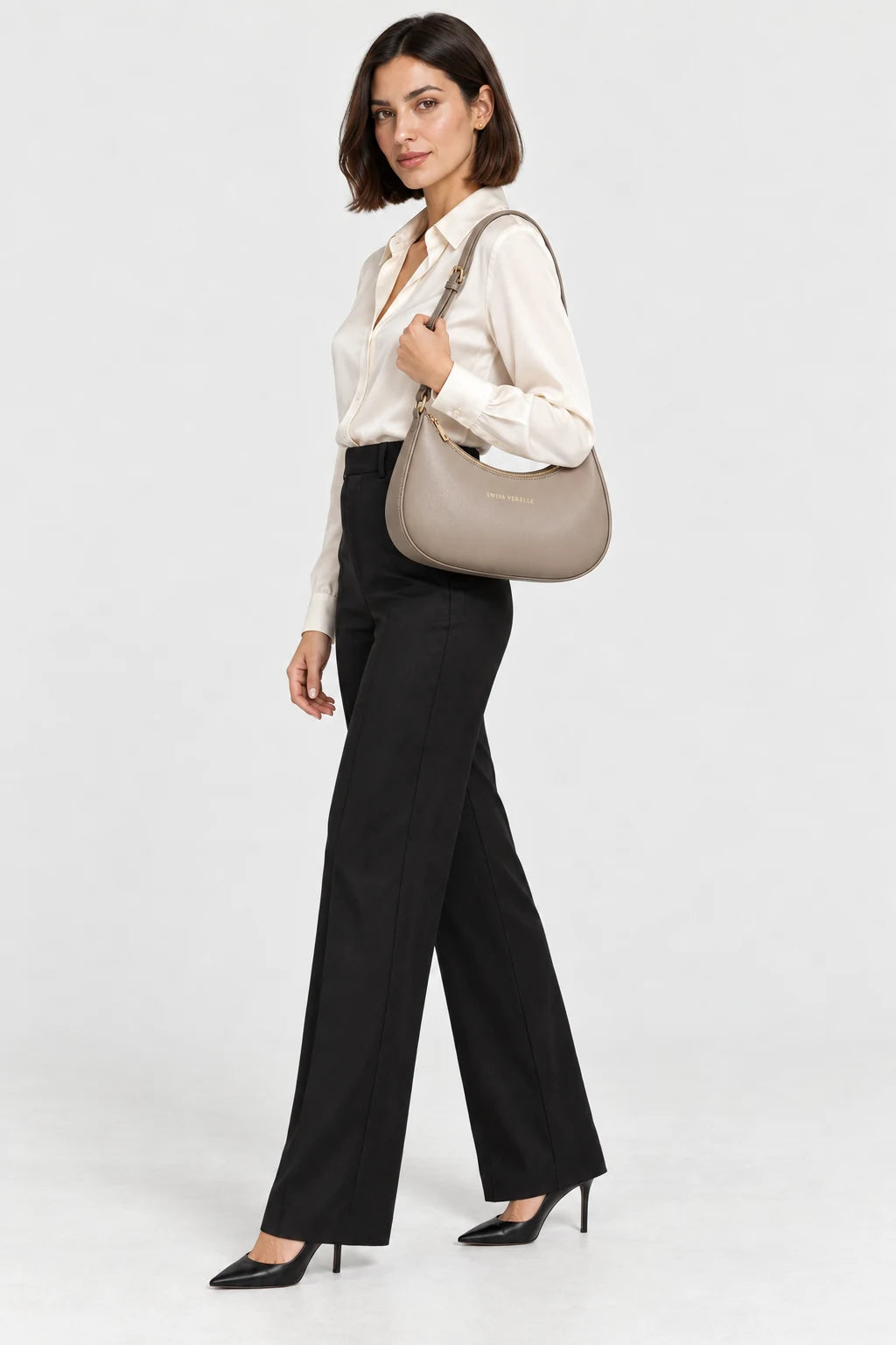 Celeste Crescent Shoulder Bag